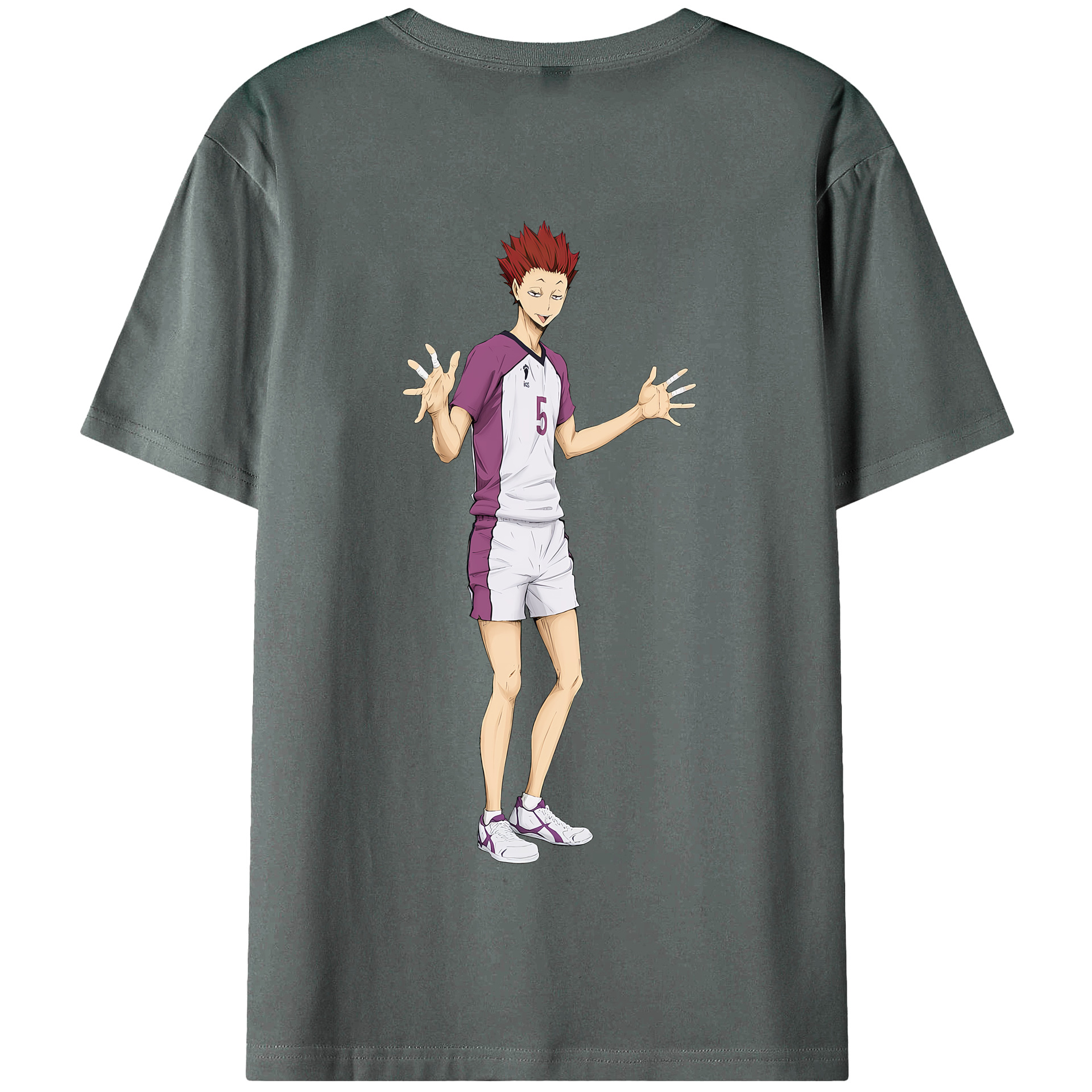 （画像用） ハイキュー!! Haikyu!! 綿100％半袖Tシャツ（背面プリント）